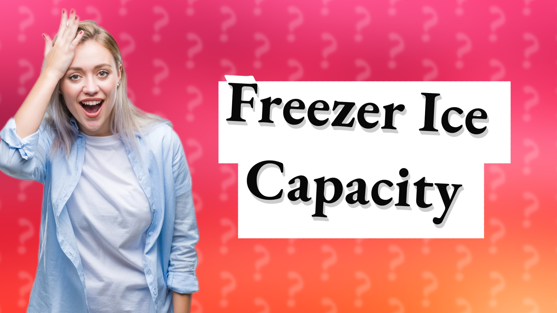 Freezer Ice Capacity