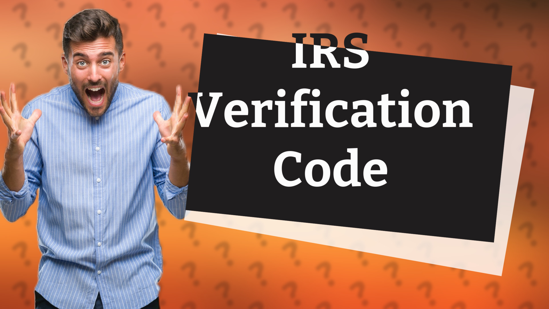 IRS Verification Code