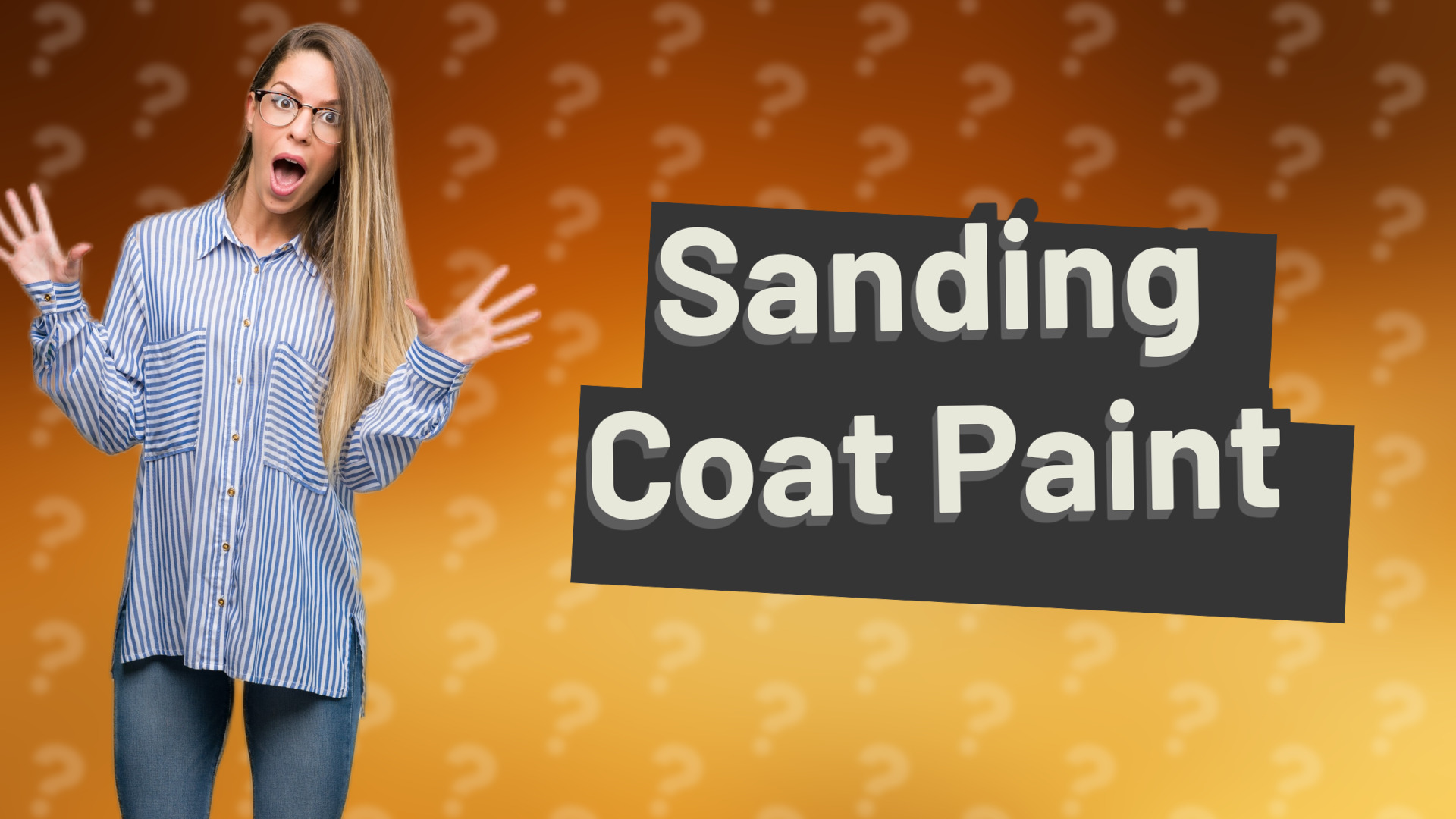 Sanding Coat Paint