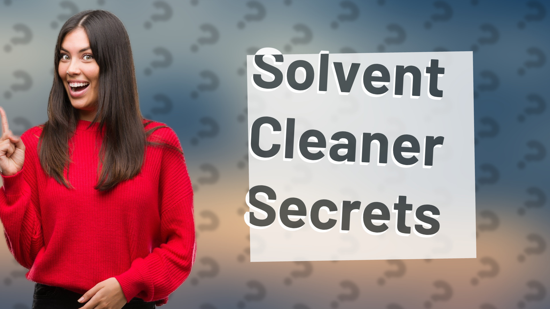 Solvent Cleaner Secrets