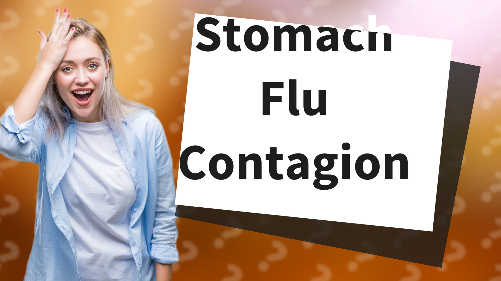 Stomach Flu Contagion