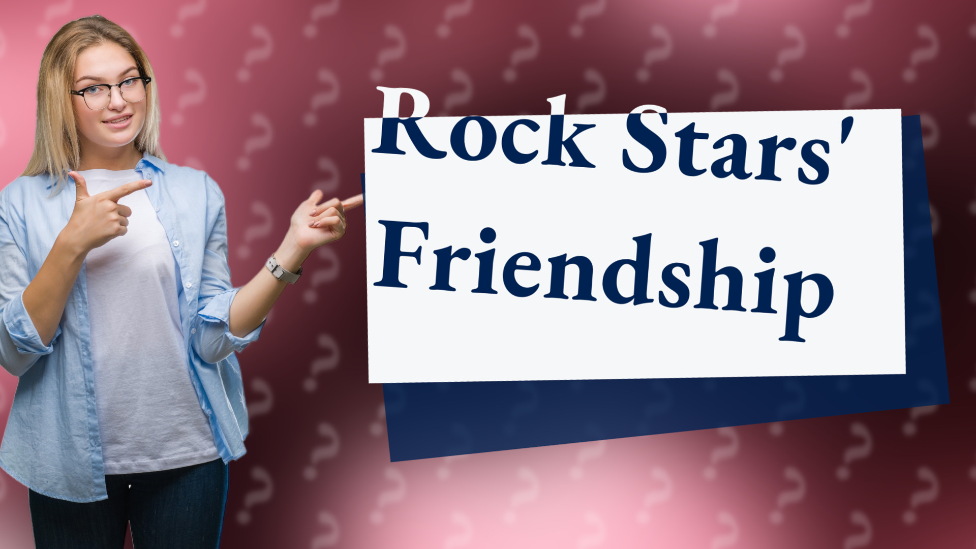 Rock Stars' Friendship