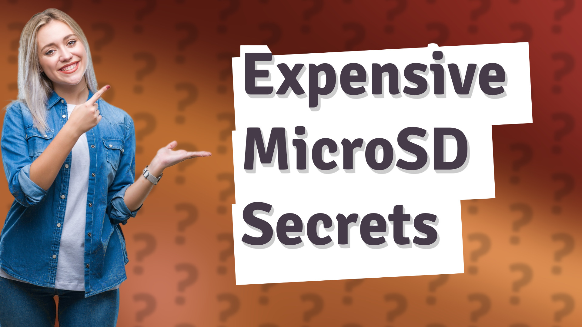 Expensive MicroSD Secrets