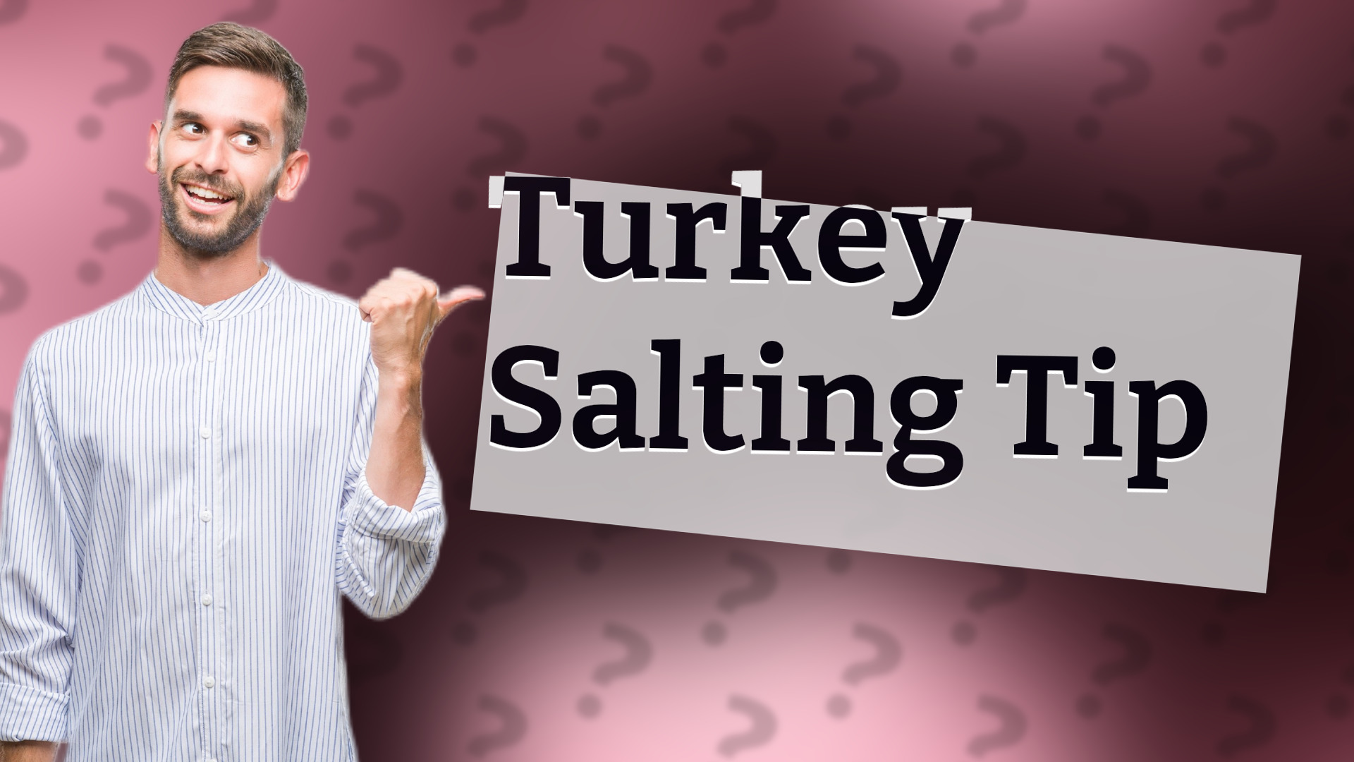 Turkey Salting Tip