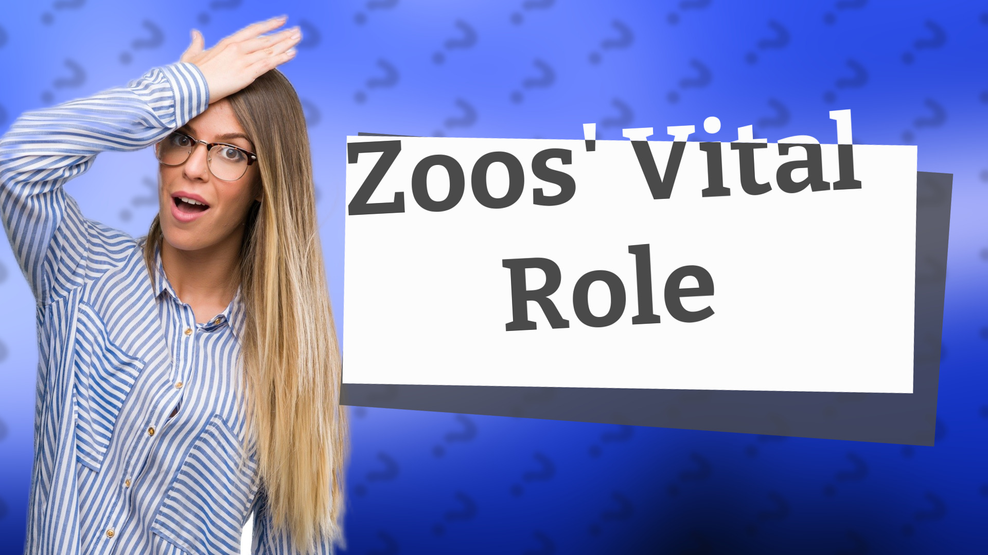 Zoos' Vital Role