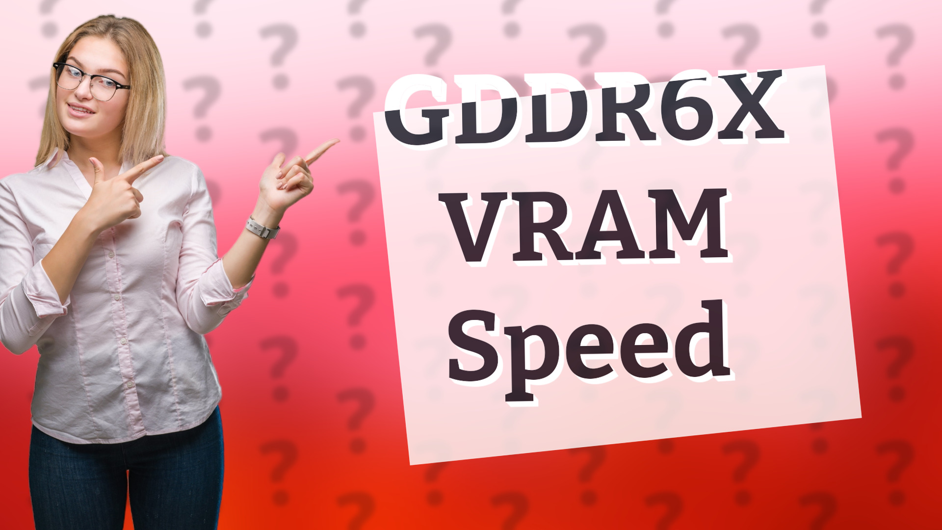 GDDR6X VRAM Speed