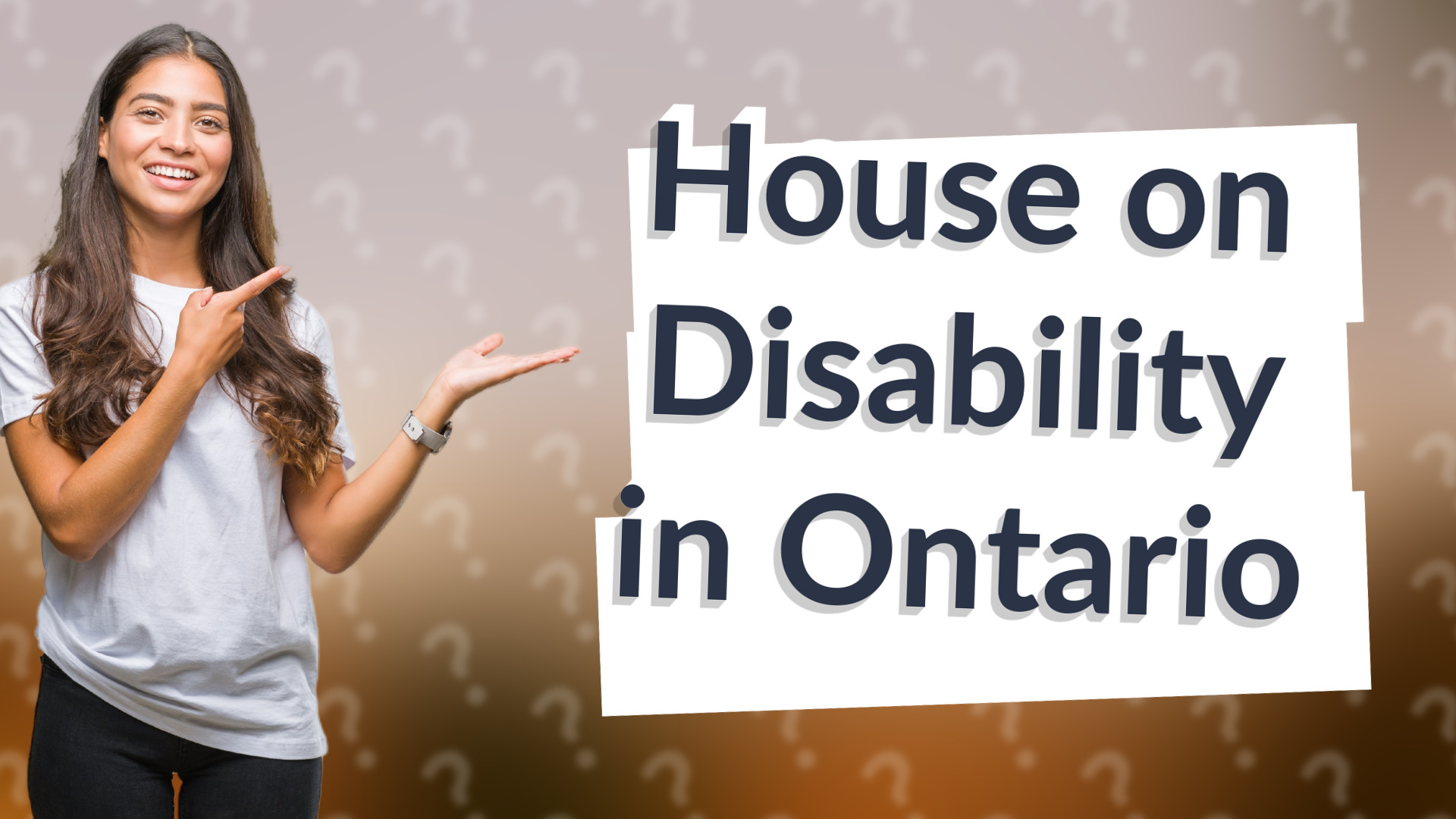 House on Disability in Ontario