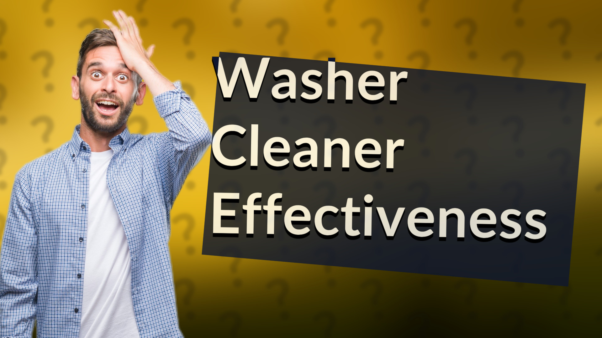 Washer Cleaner Effectiveness