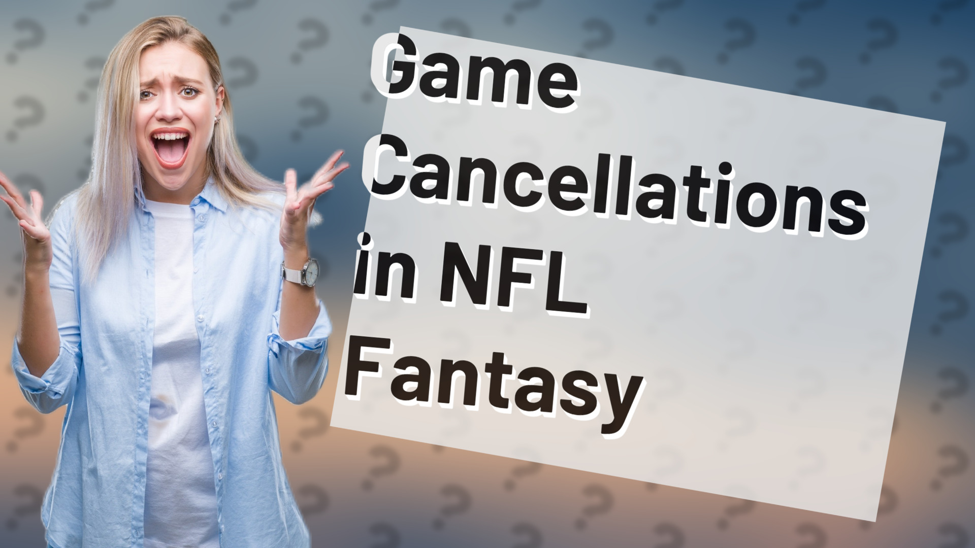 Game Cancellations in NFL Fantasy