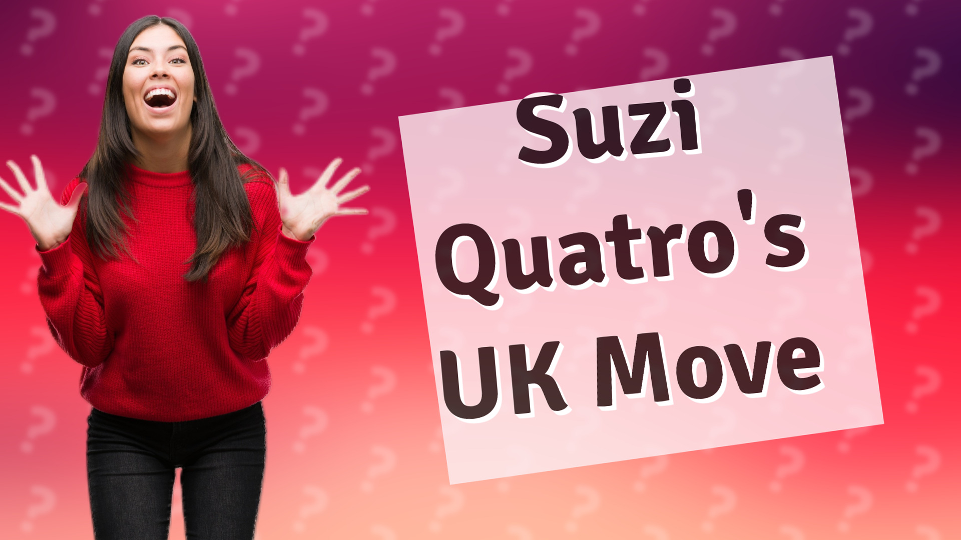 Suzi Quatro's UK Move