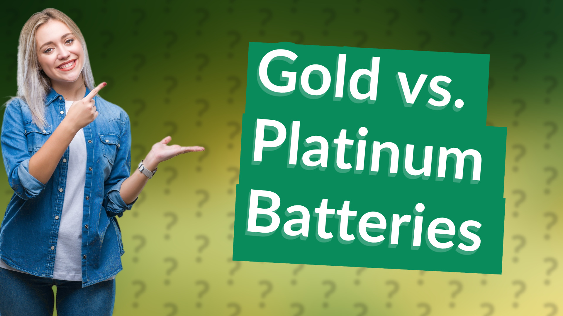 Gold vs. Platinum Batteries