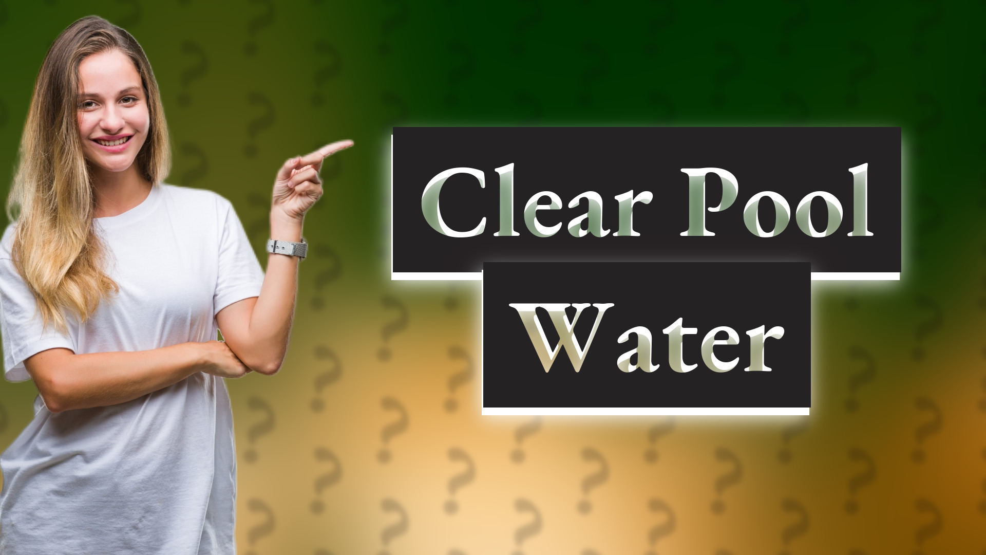 Clear Pool Water