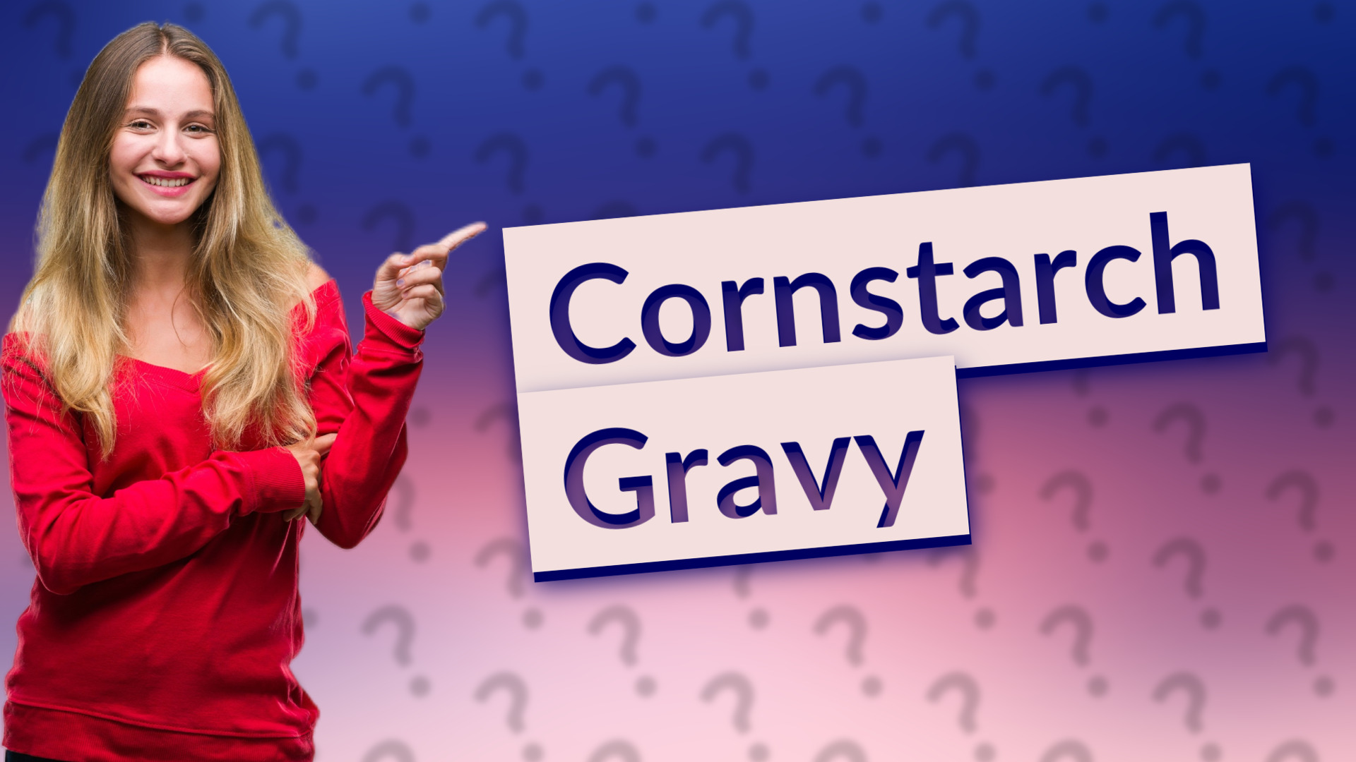 Cornstarch Gravy