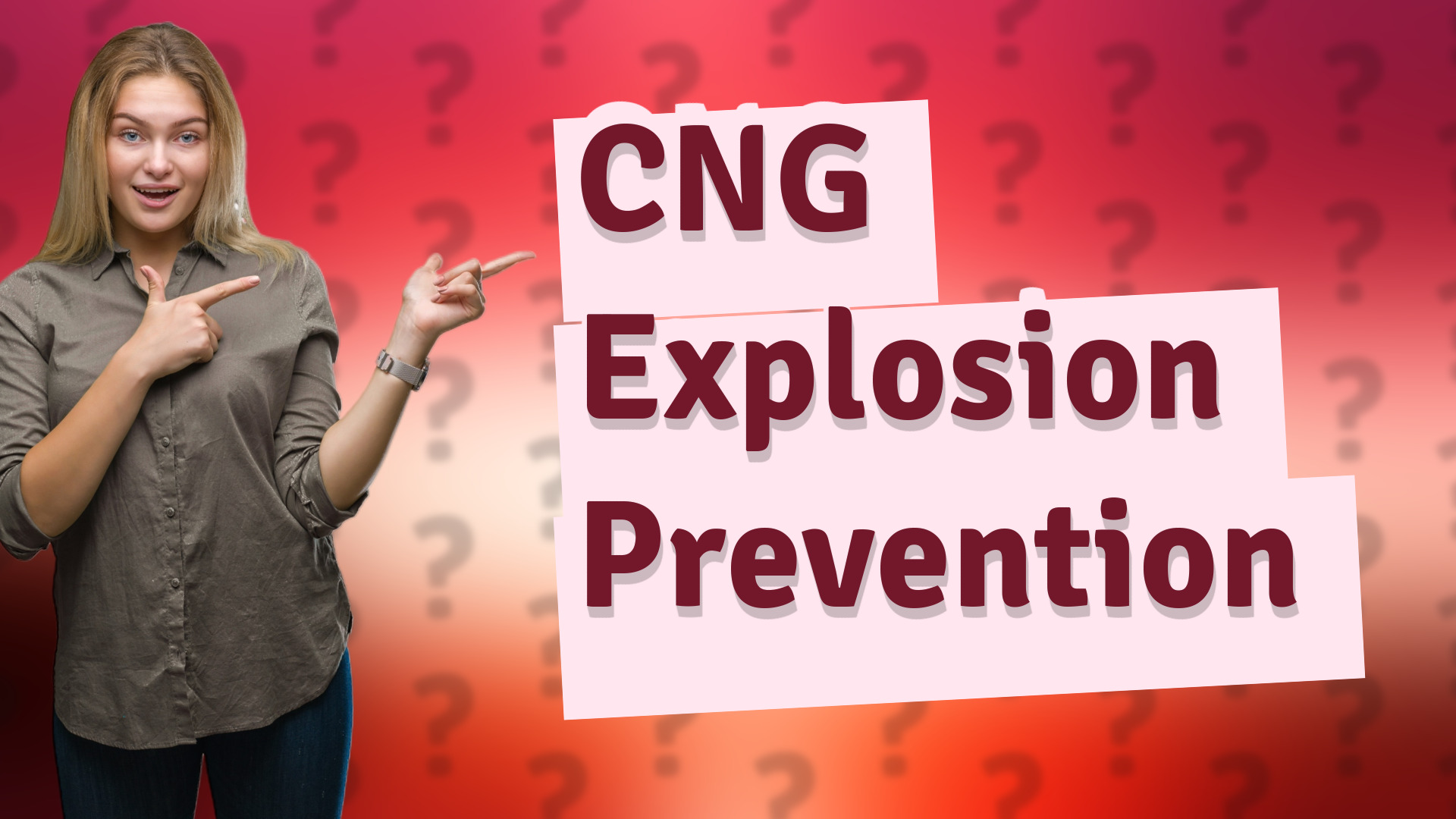 CNG Explosion Prevention