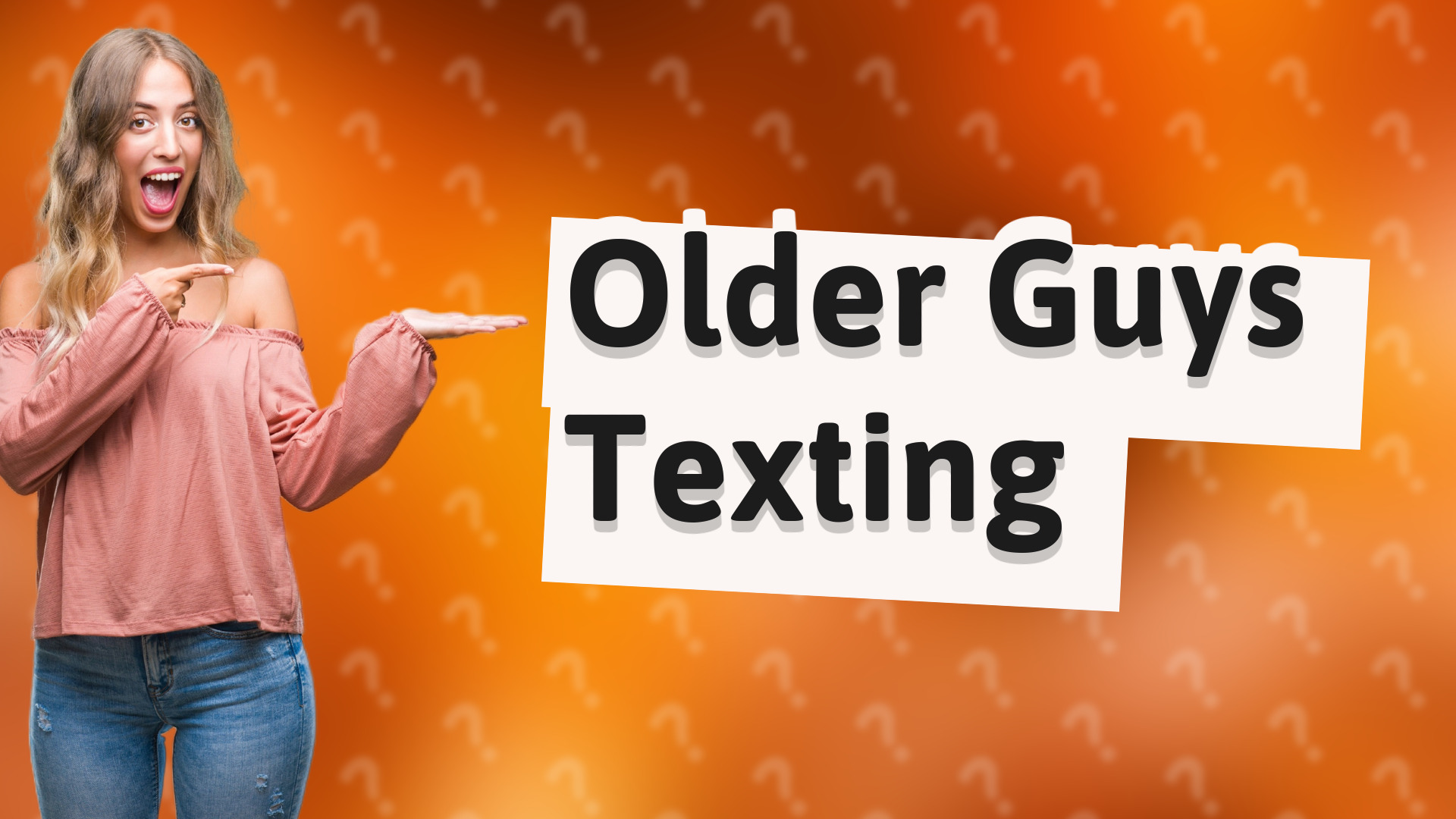 Older Guys Texting