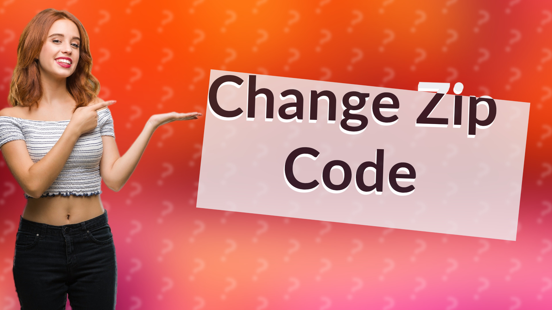 Change Zip Code