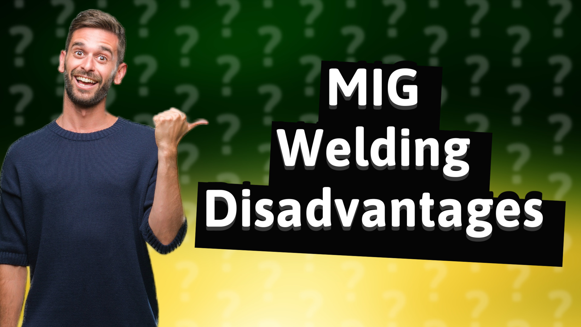 MIG Welding Disadvantages