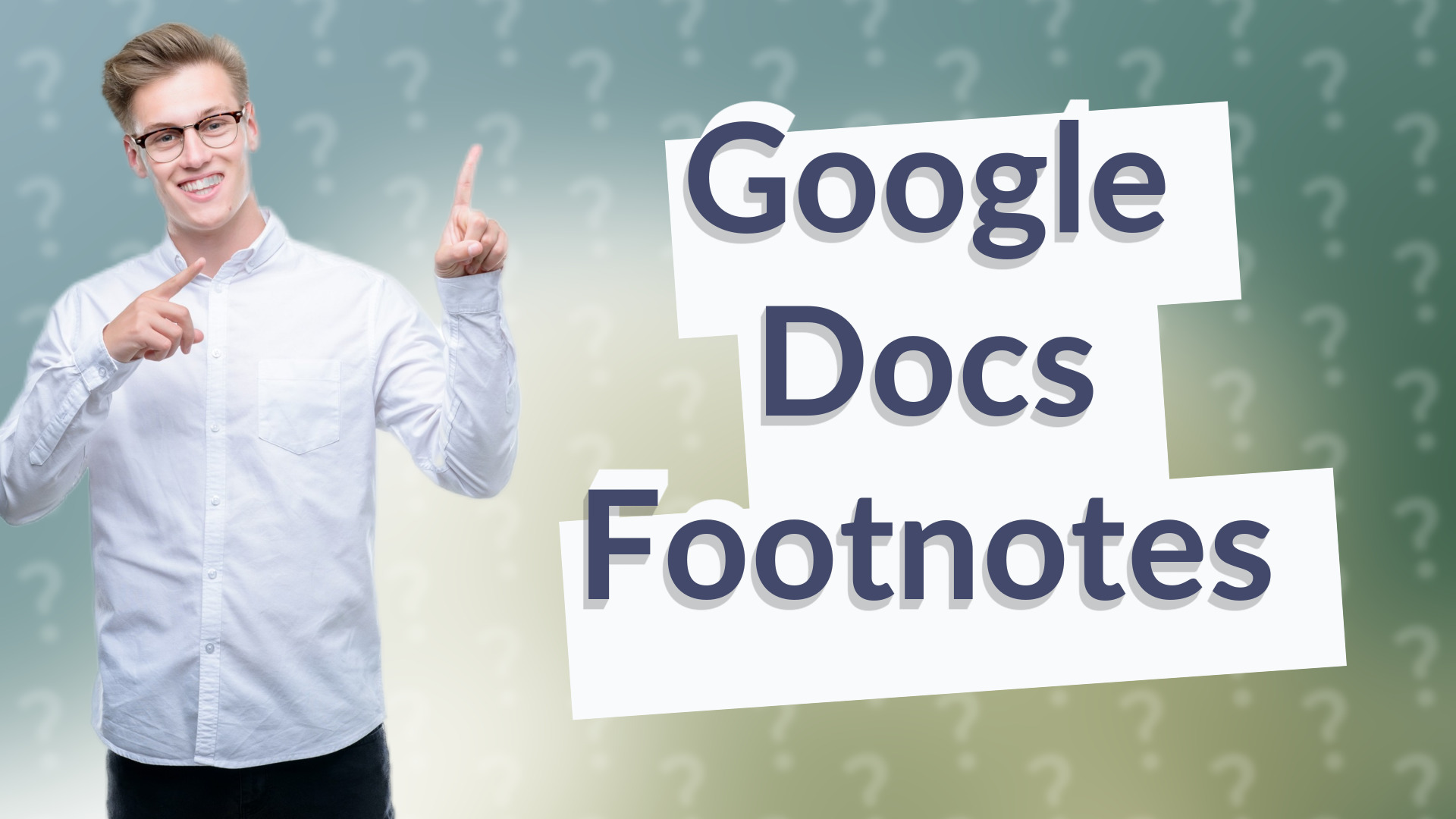Google Docs Footnotes