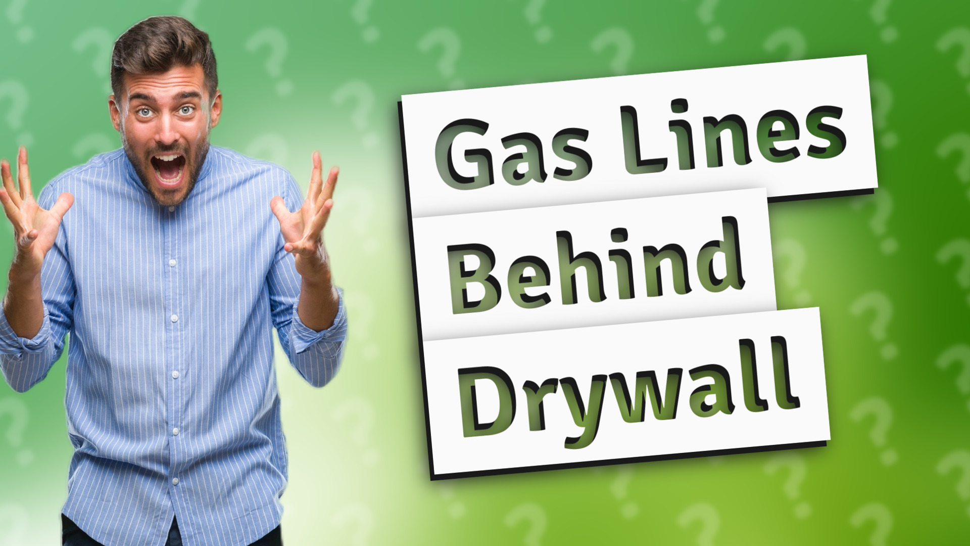 Gas Lines Behind Drywall