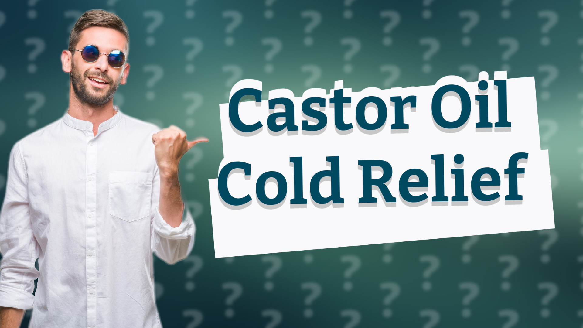 Castor Oil Cold Relief