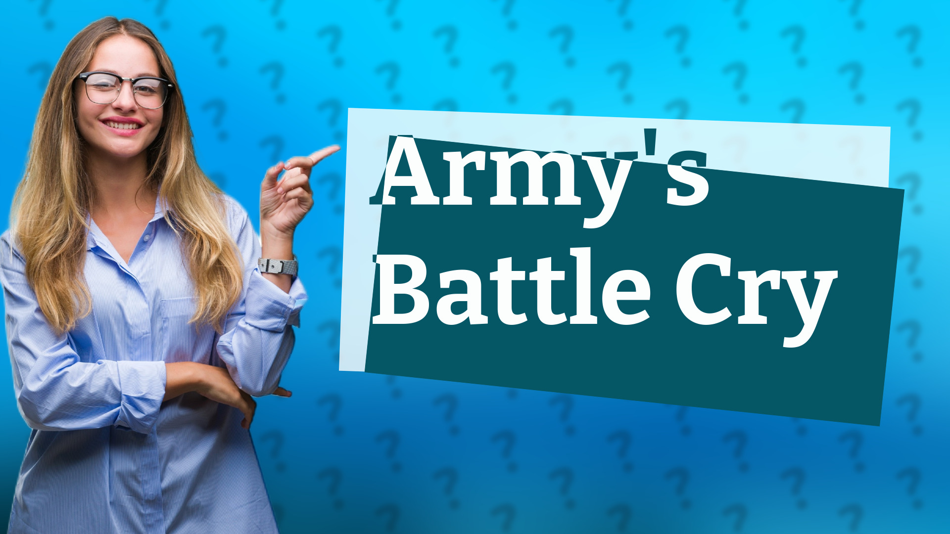 Army's Battle Cry