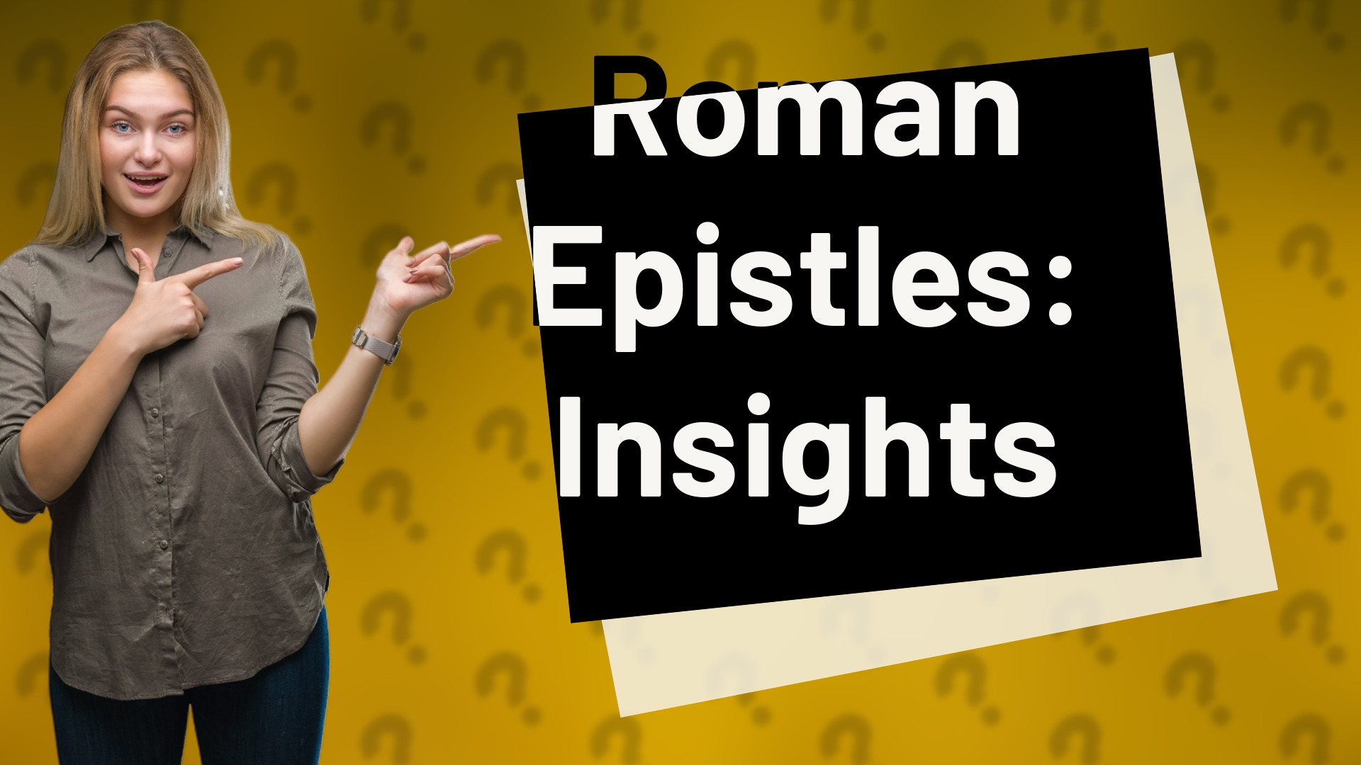 Roman Epistles: Insights