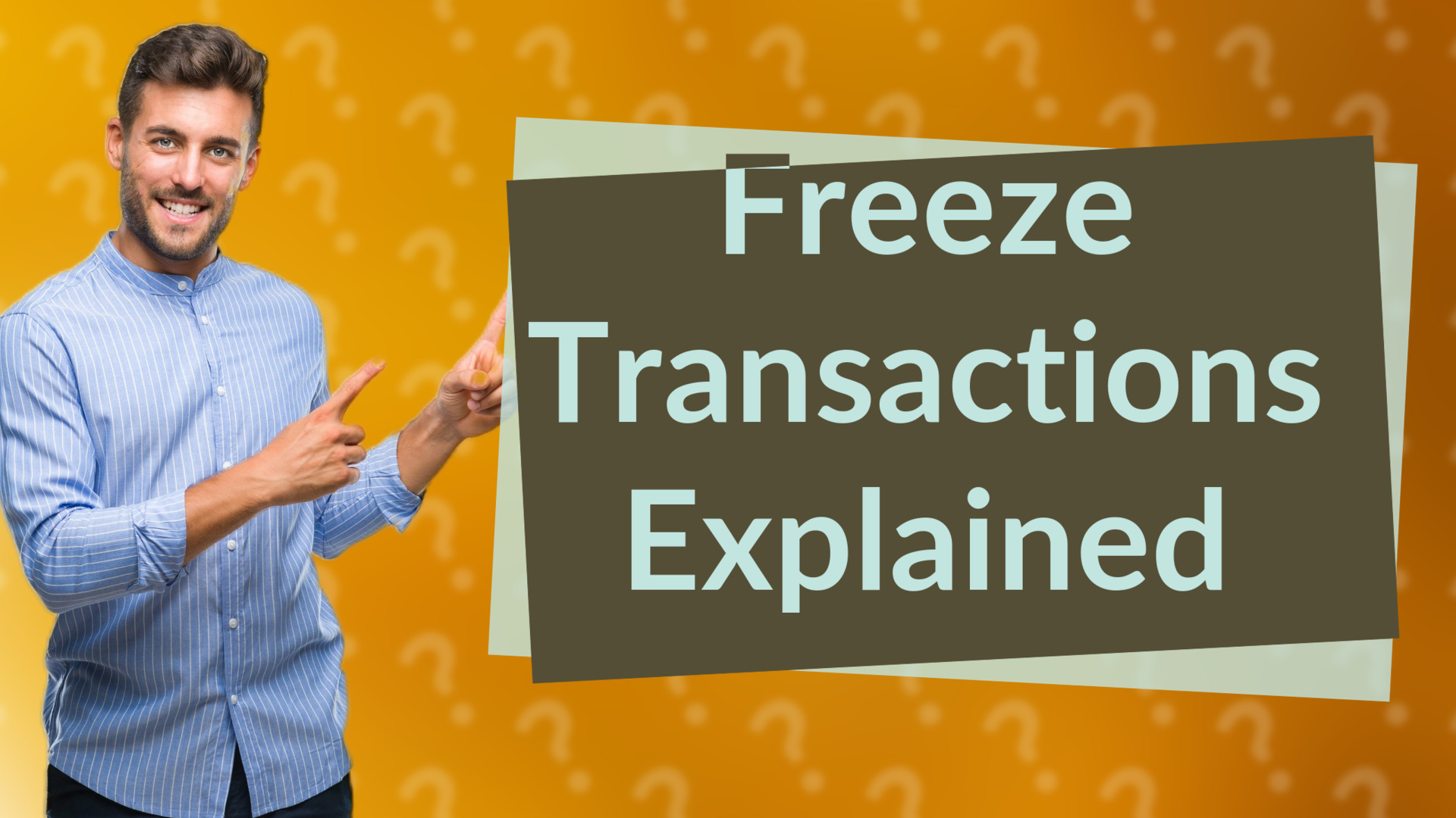 Freeze Transactions Explained