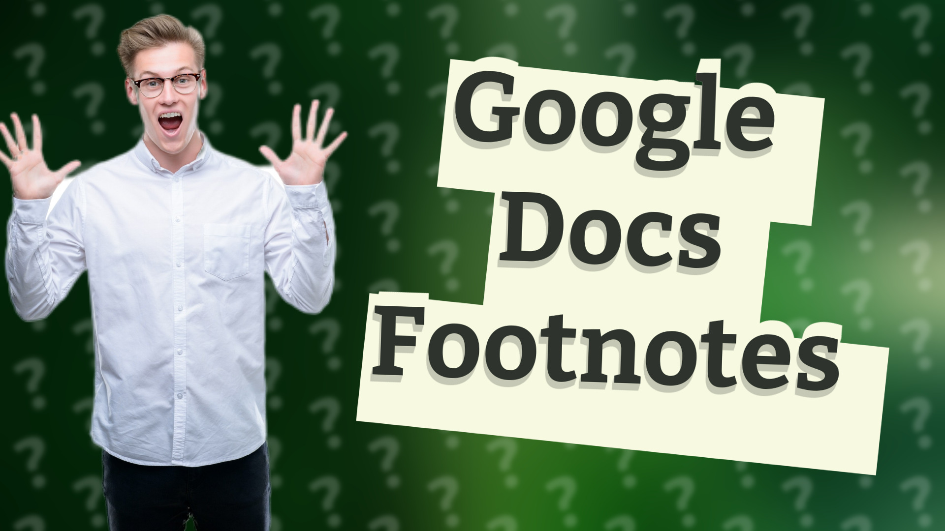 Google Docs Footnotes
