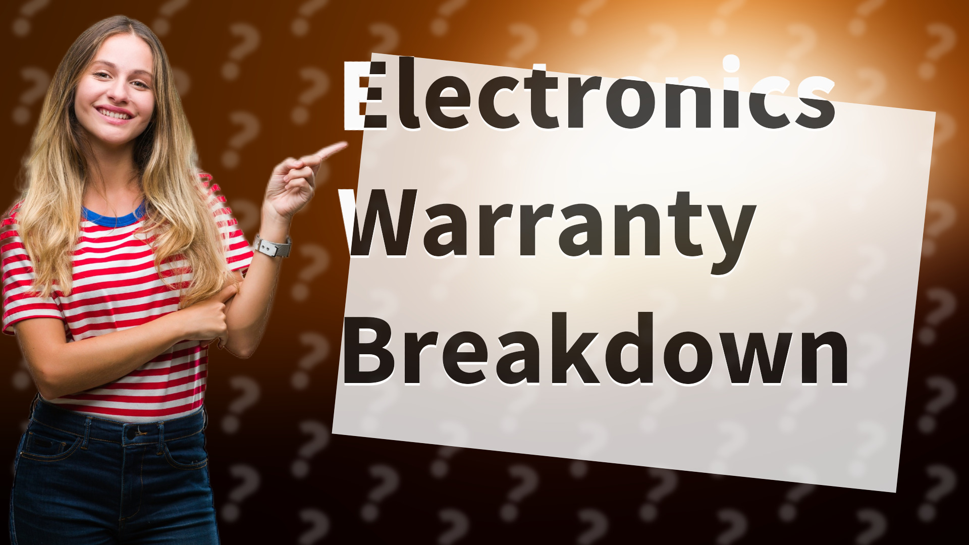 Electronics Warranty Breakdown