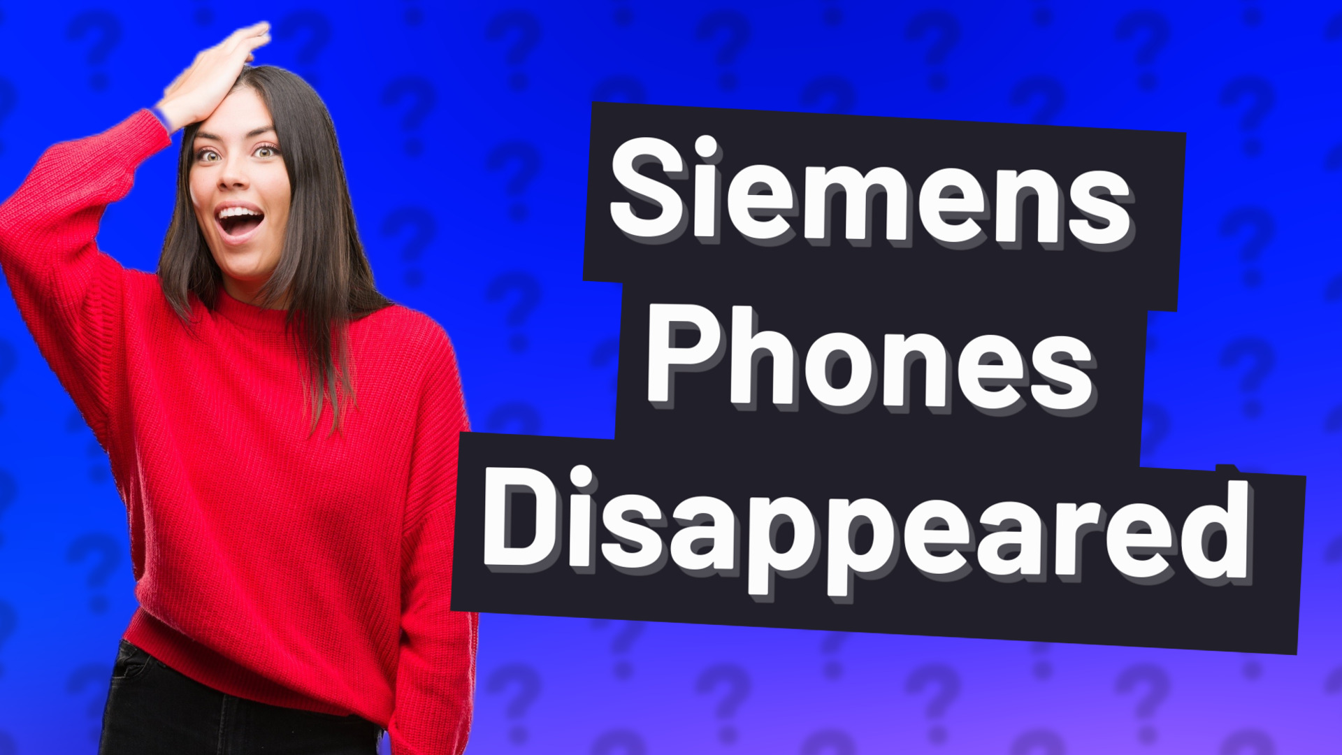 Siemens Phones Disappeared