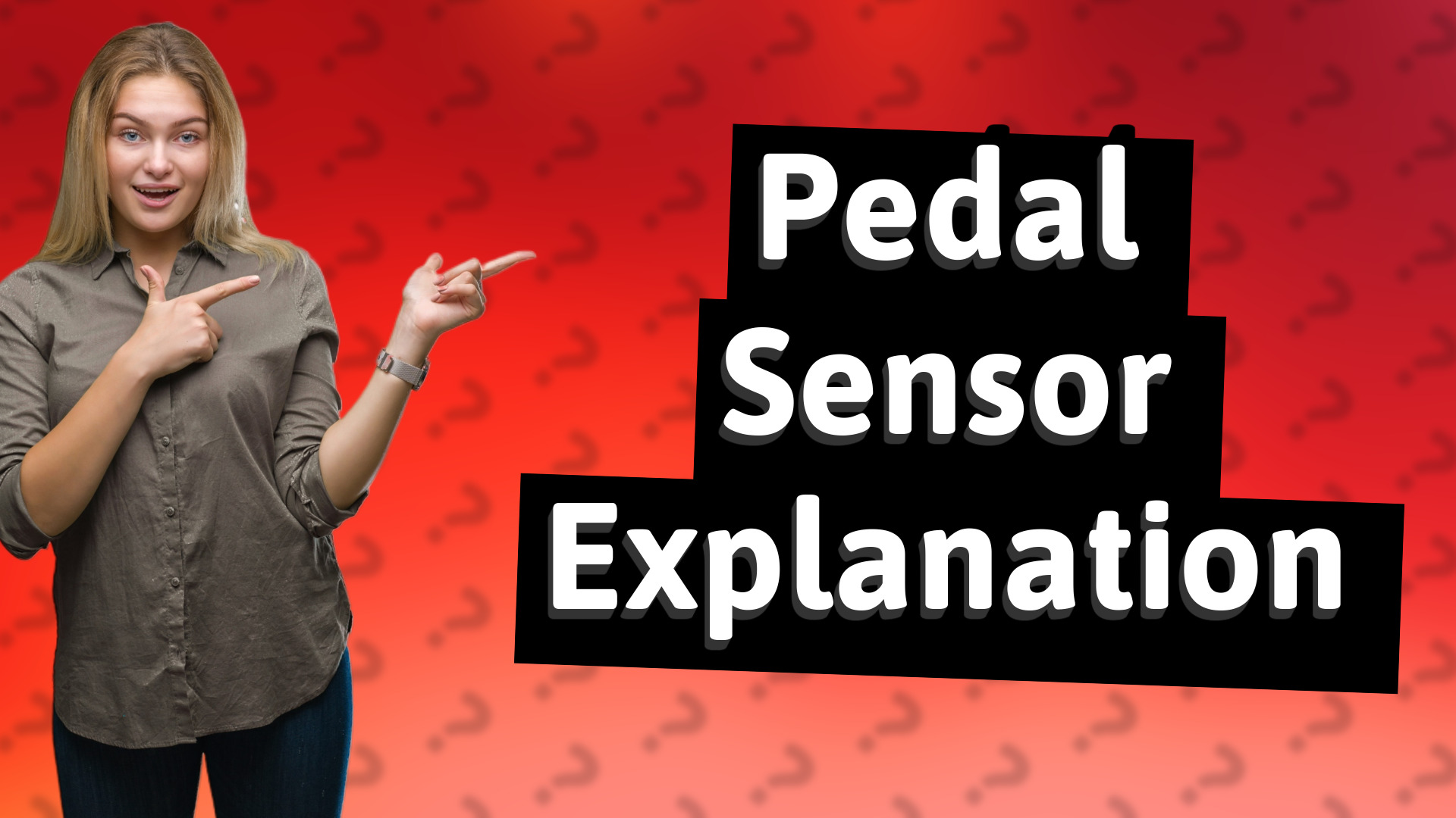 Pedal Sensor Explanation