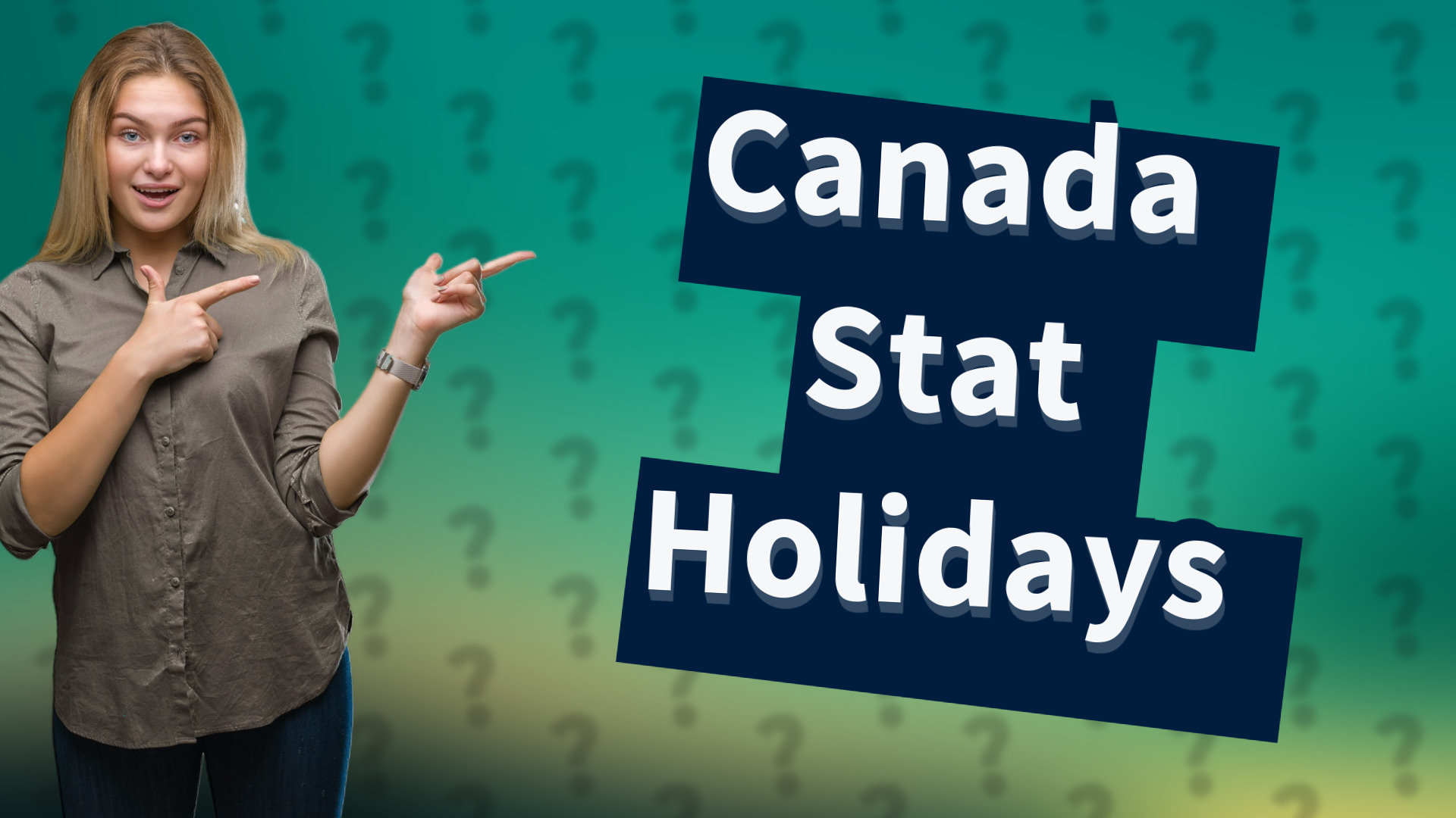 Canada Stat Holidays