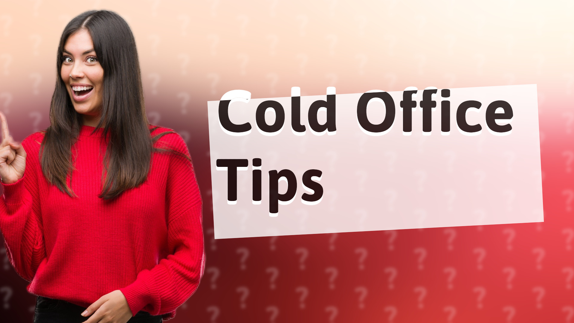 Cold Office Tips