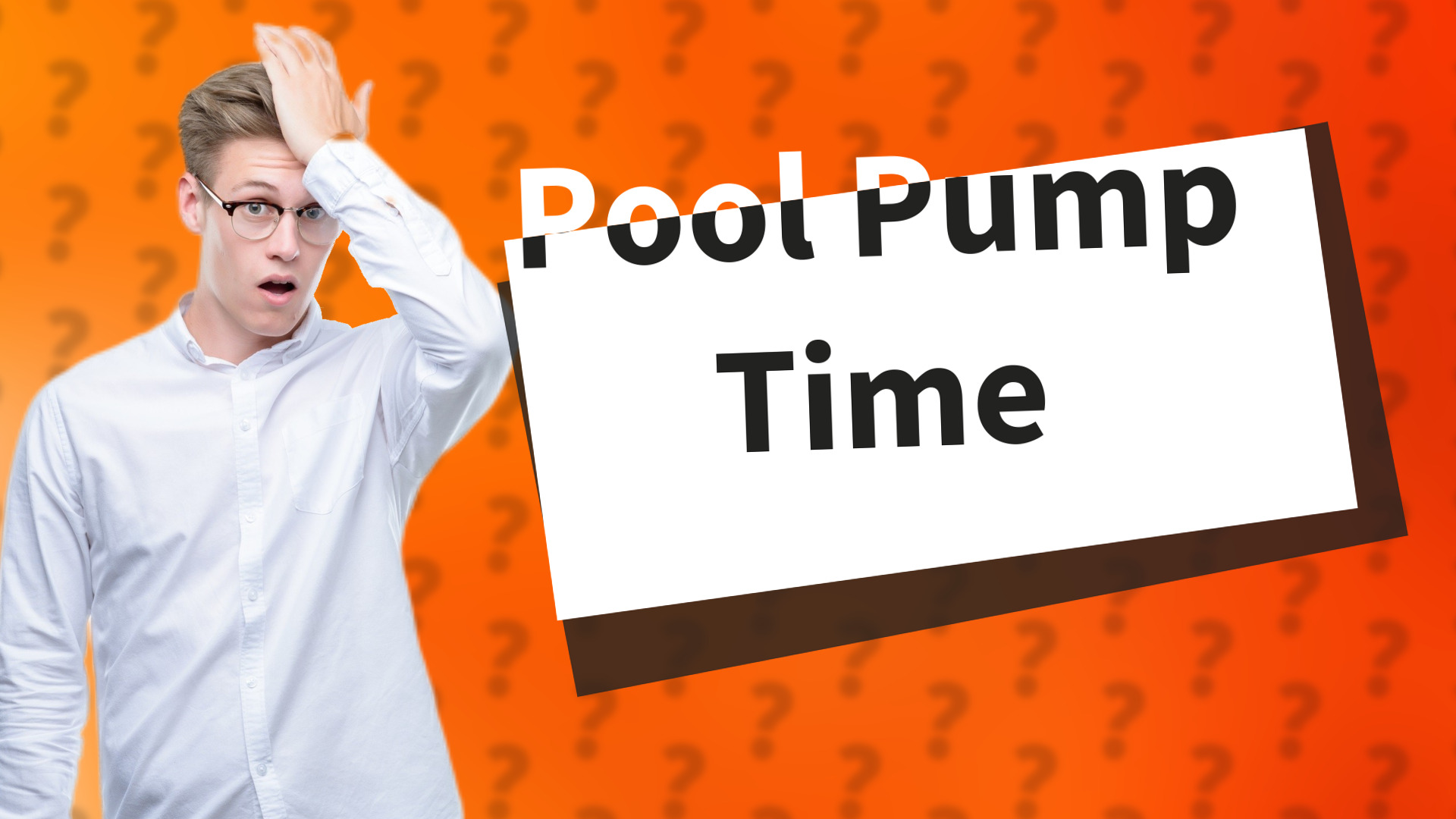 Pool Pump Time