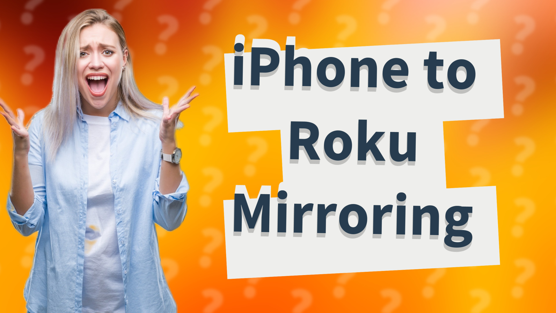 iPhone to Roku Mirroring