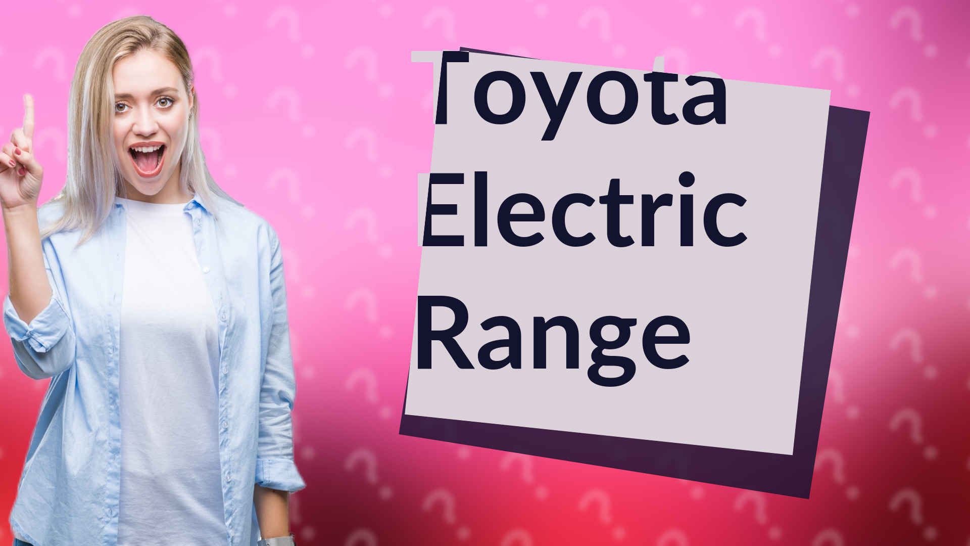 Toyota Electric Range