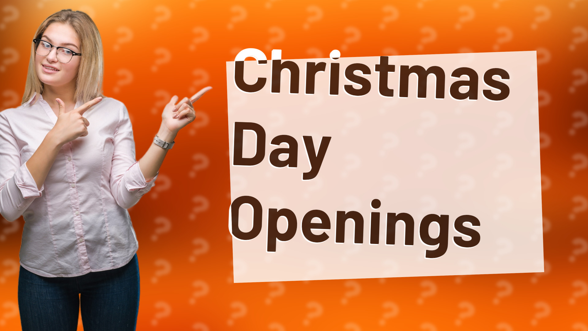 Christmas Day Openings