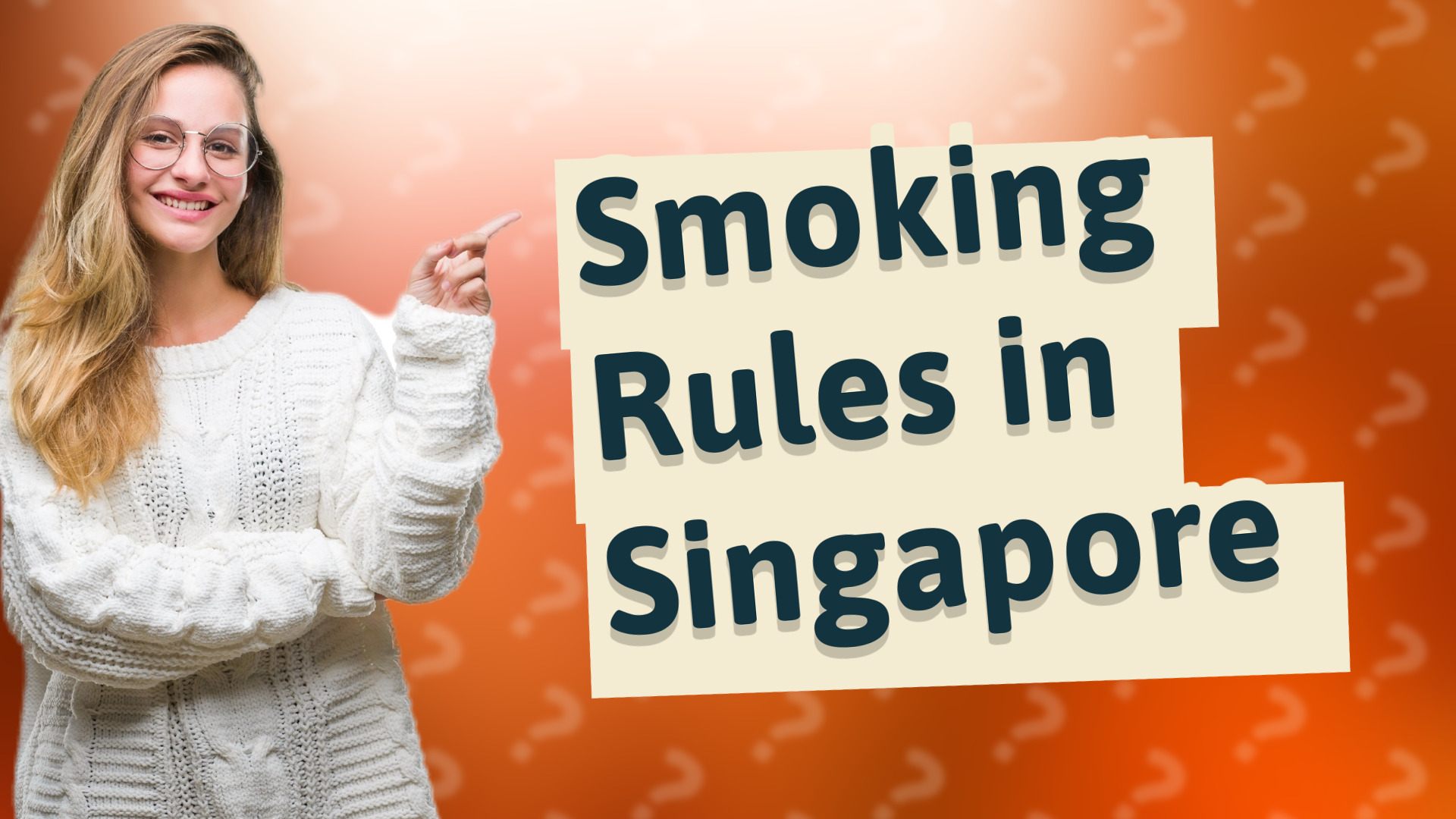 Smoking Rules in Singapore