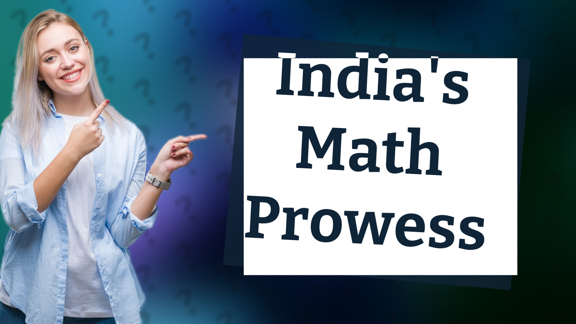 India's Math Prowess