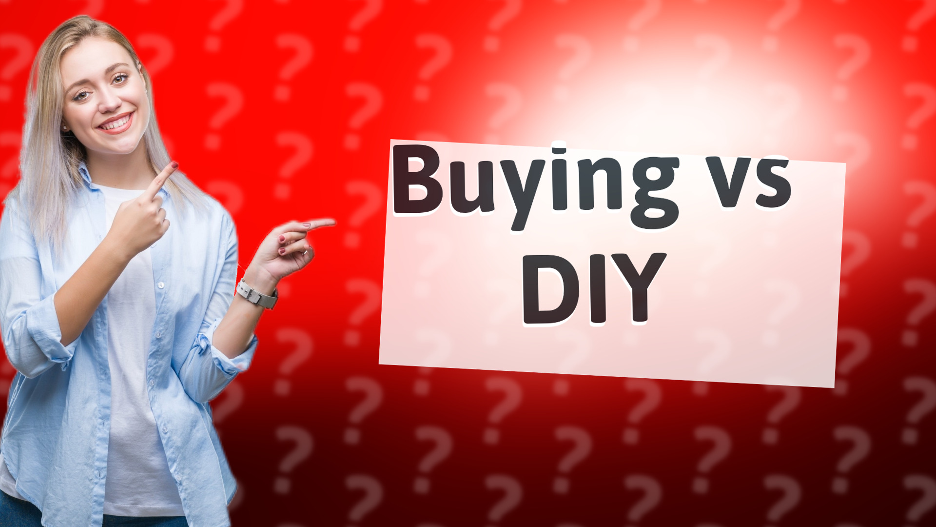 Buying vs DIY