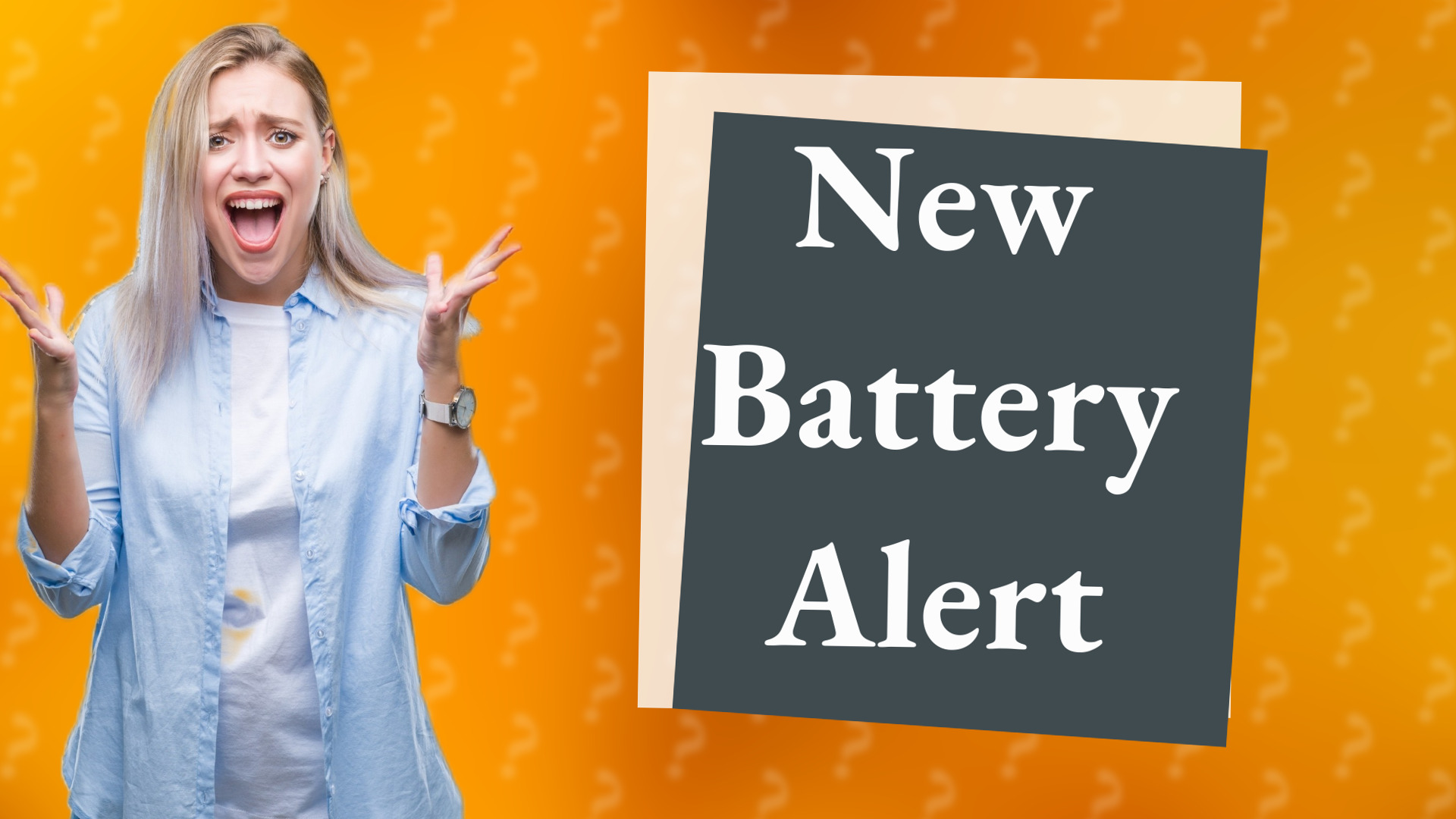 New Battery Alert