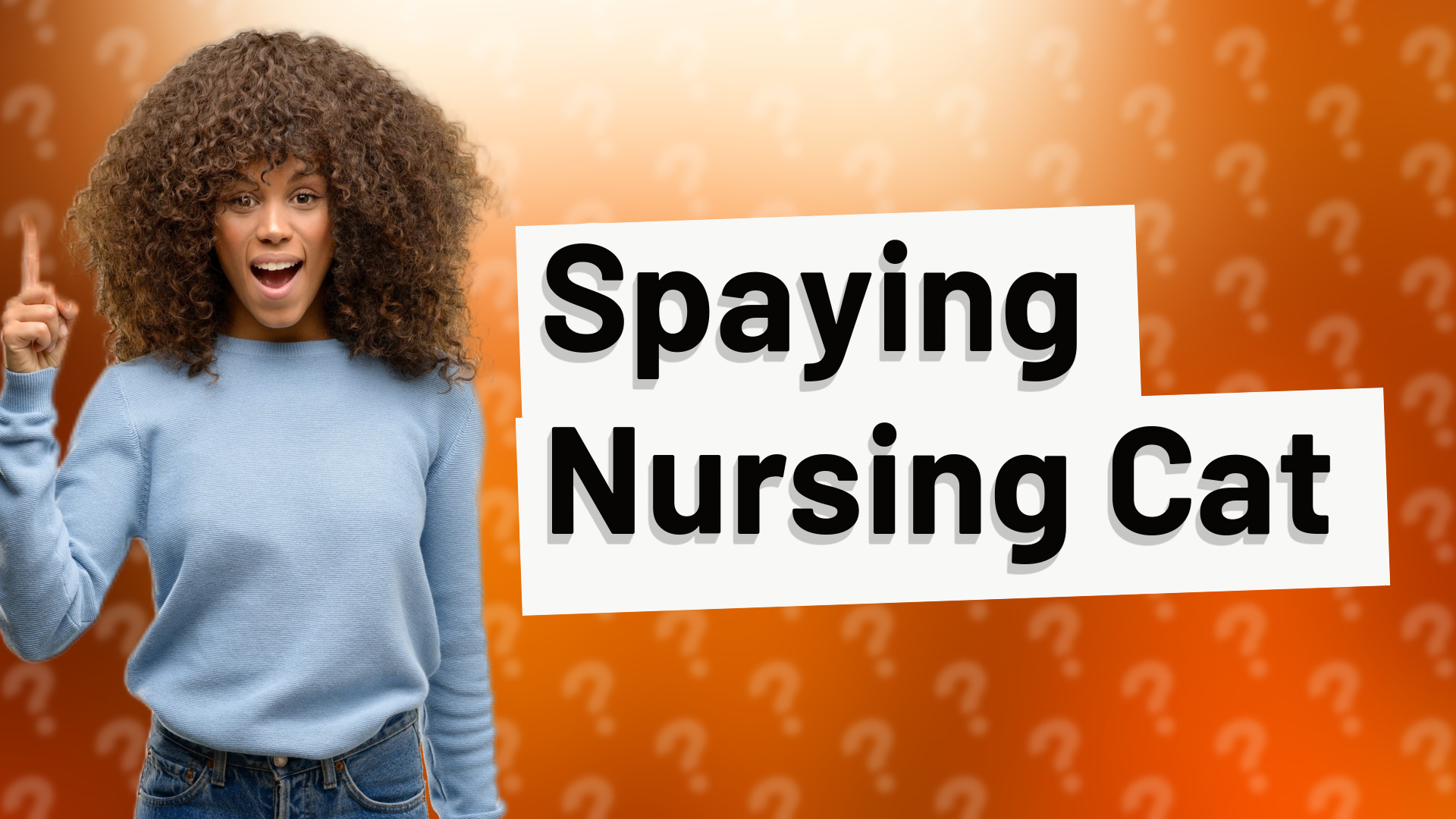 Spaying Nursing Cat