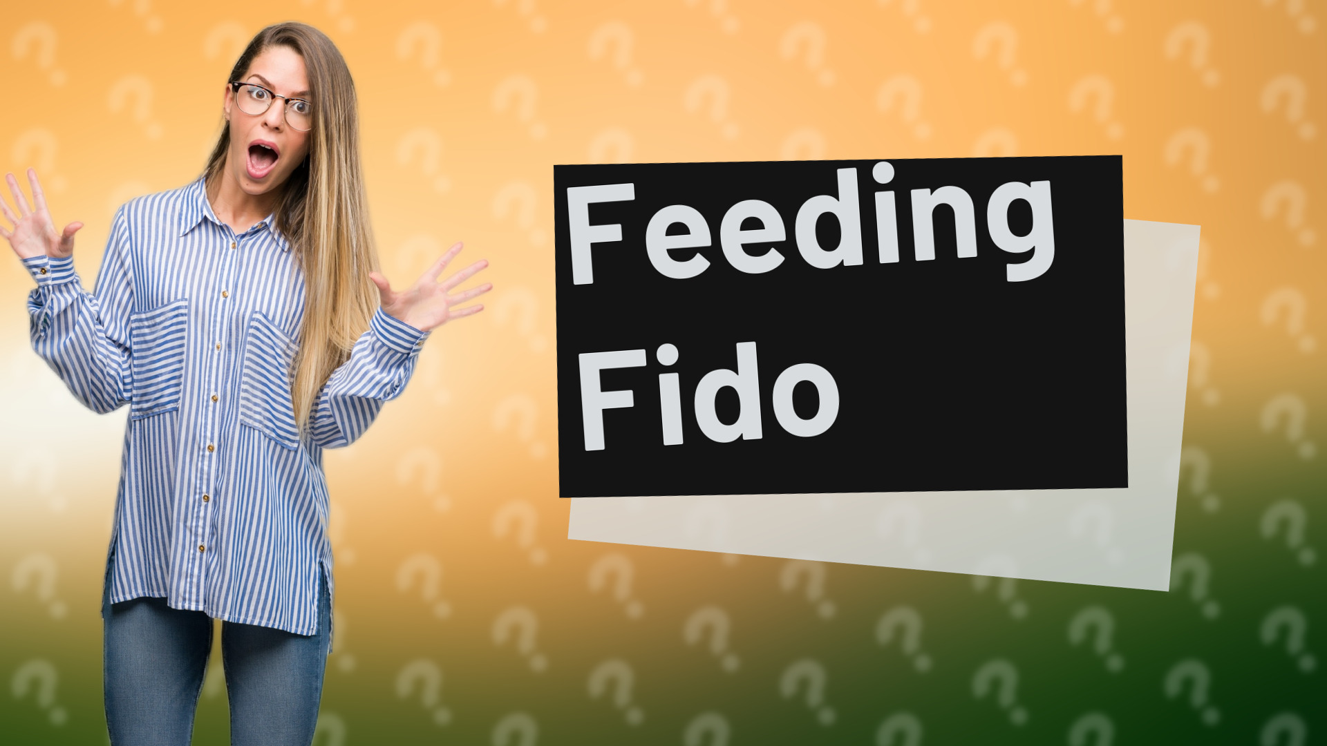Feeding Fido