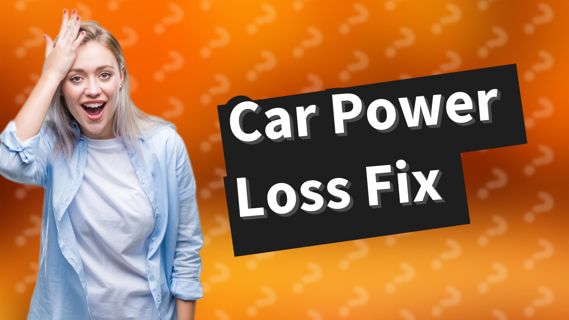 Car Power Loss Fix