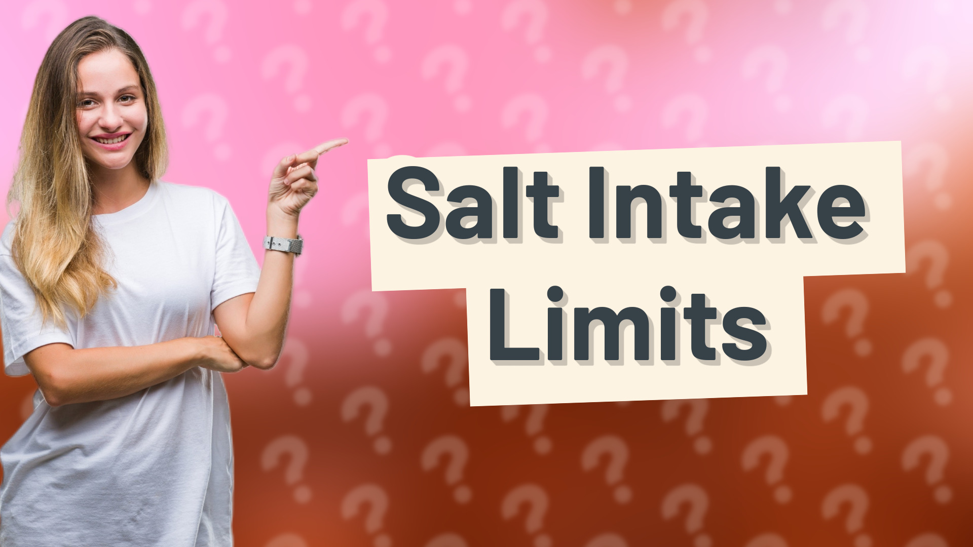 Salt Intake Limits
