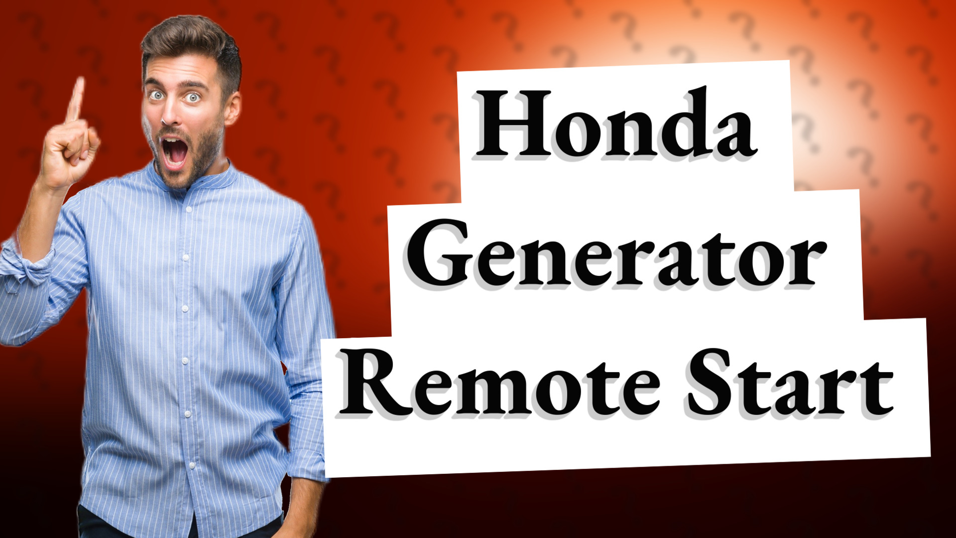 Honda Generator Remote Start