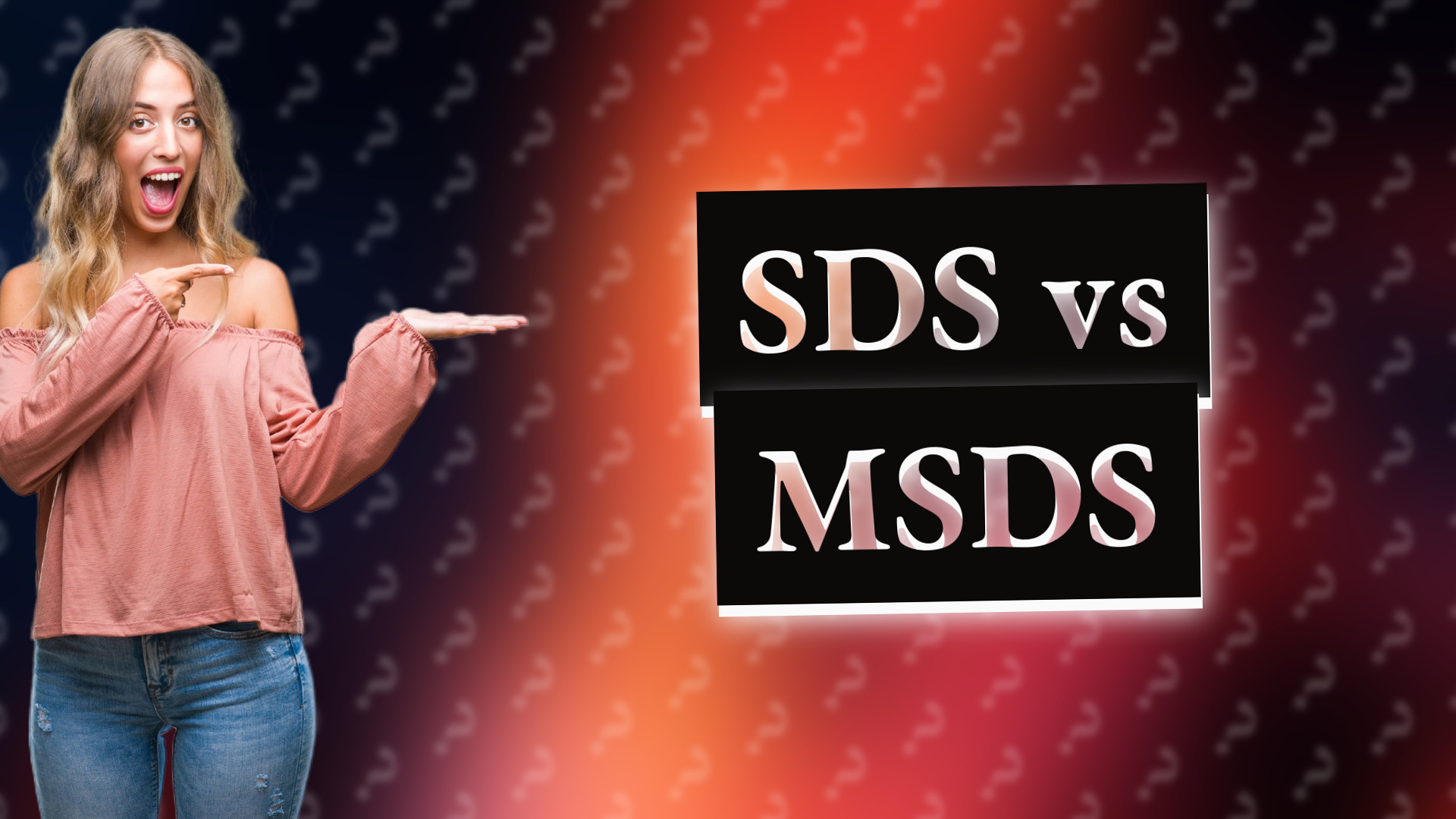 SDS vs MSDS