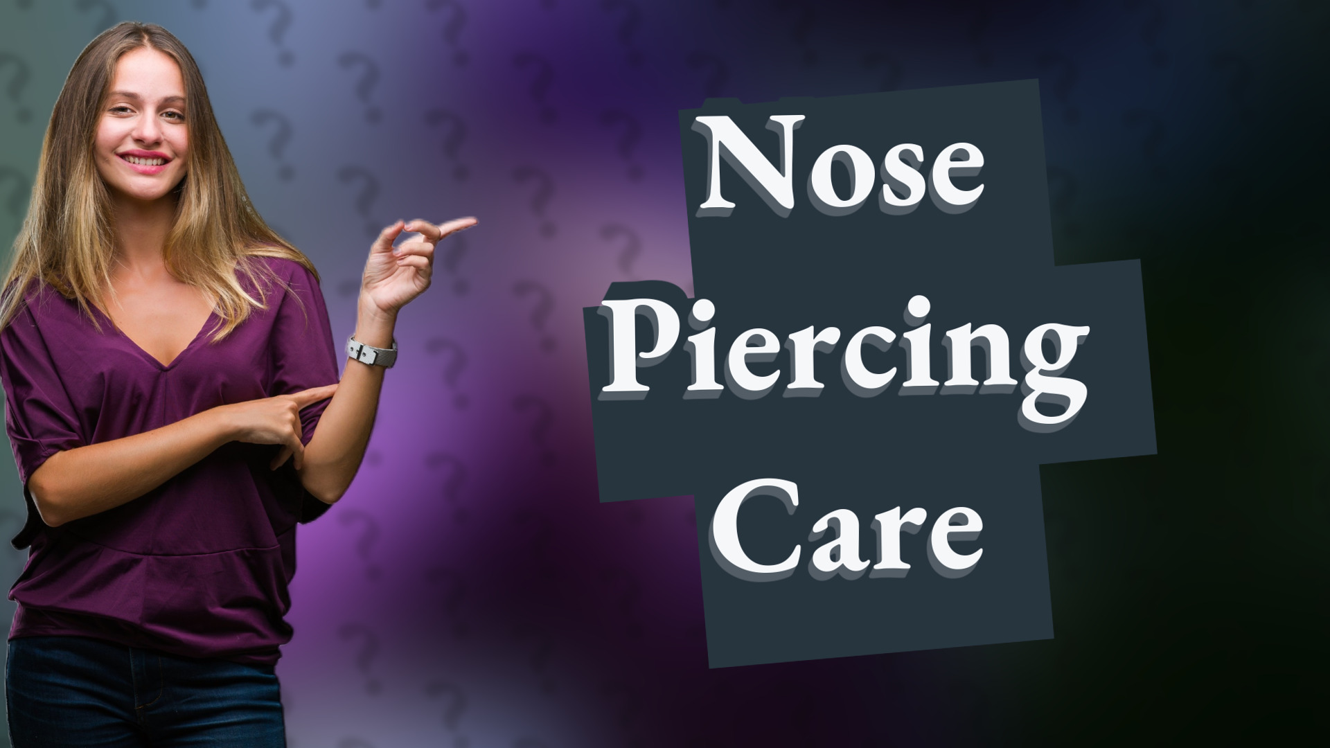 Nose Piercing Care