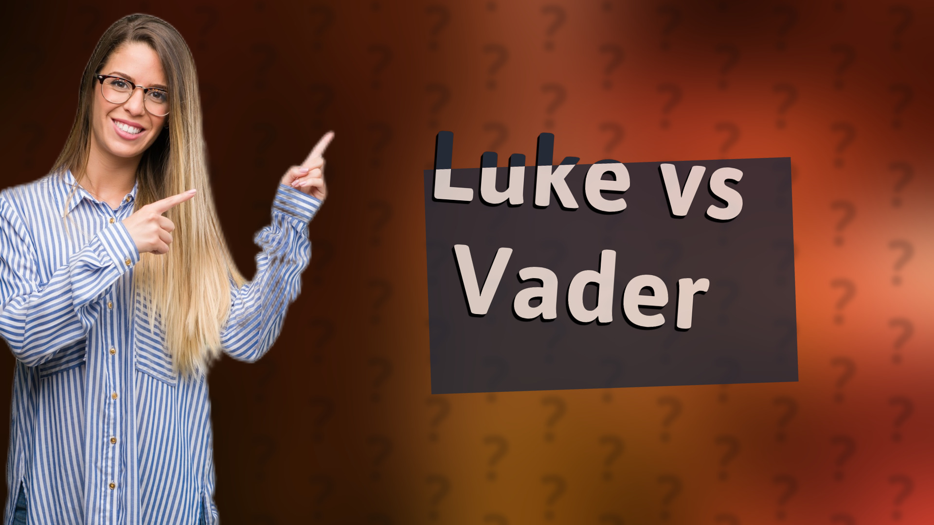 Luke vs Vader