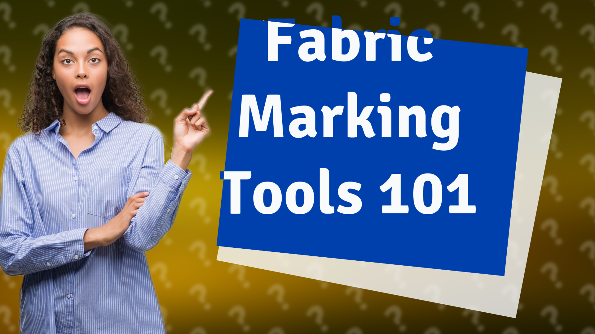 Fabric Marking Tools 101